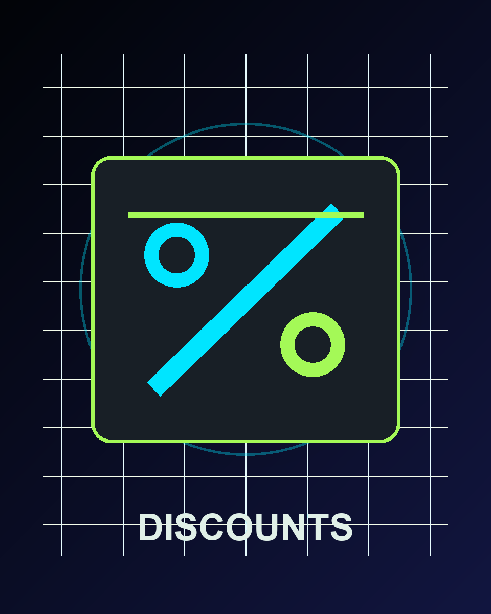 Discount reward card